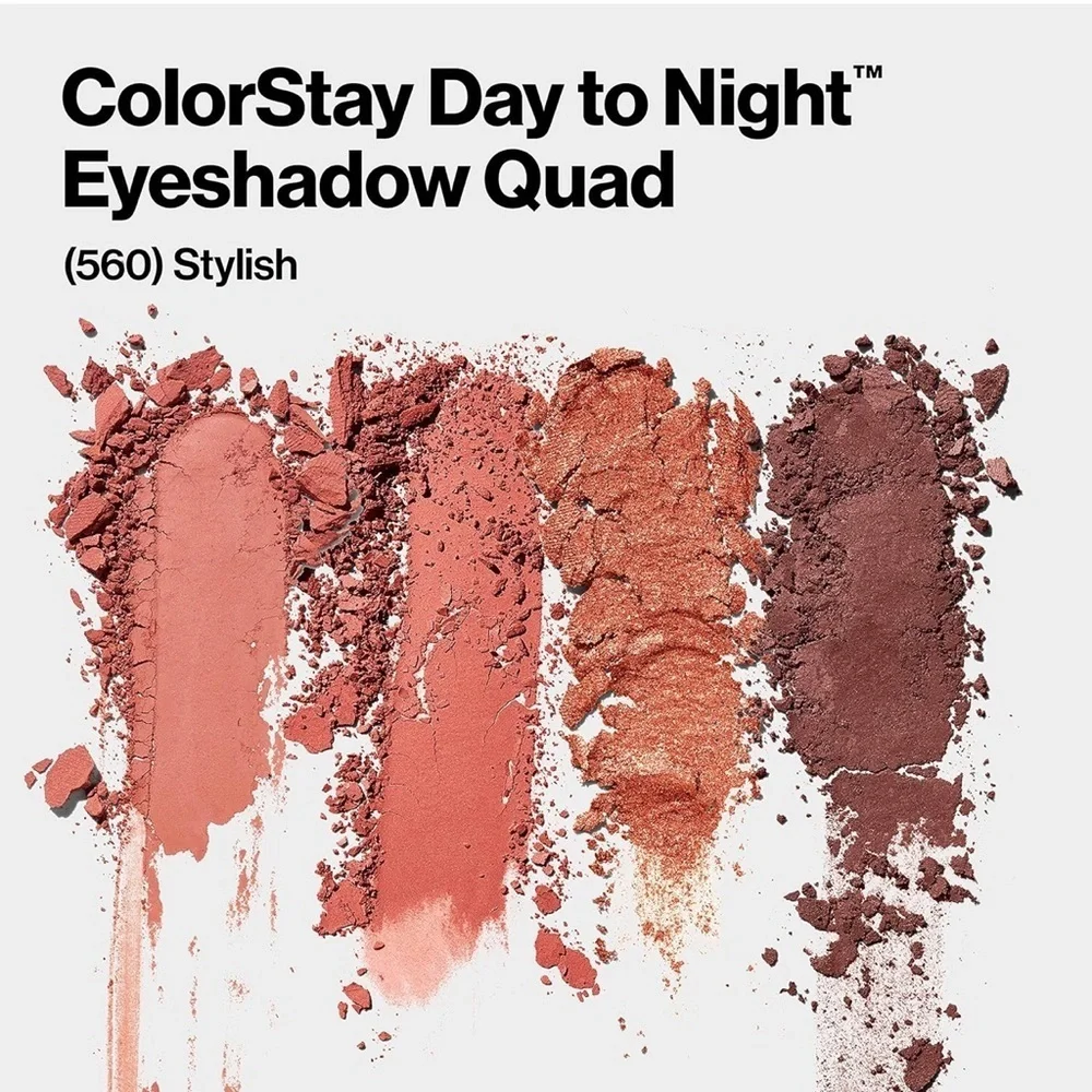 560 STYLISH | REVLON‎ ColorStay Day to Night Eyeshadow Quad